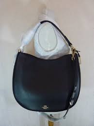 Coach Black And Brown Purse Nwt Coach Black Glove Tanned Leather Large Nomad Hobo Bag 495 36026 Coach Hobo Bags Leather Hobo Bag Leather