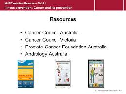 Cancer council victoria, melbourne, victoria, australia. Mhpe Volunteer Resource Illness Prevention Cancer And Its Prevention Tab Ppt Download