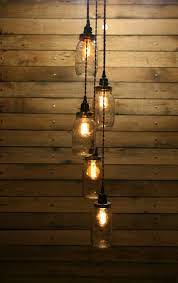 Rewired and ready to go. Interior Old Styled Diy Hanging Lanterns With Five Options Of Lights Installed Http Cent Diy Hanging Light Fixtures Diy Hanging Light Retro Chandelier