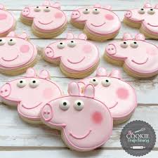 Peppa is a loveable, cheeky little piggy who lives with her little brother george, mummy pig and. Peppa Pig Cookies By Holli At The Cookie Confectionery In Temecula Ca Peppapig Peppa Pig Cookies By Ho Pig Birthday Cakes Peppa Pig Cupcakes Peppa Pig Cookie