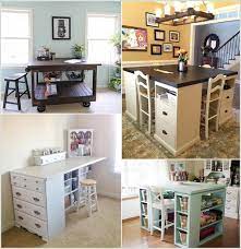Your worktable or desk in a craft room is a big deal. Craft Room Diy Craft Table Novocom Top