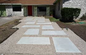 Concrete Pavers Pebbles Modern Landscaping Modern Garden Outdoor Design