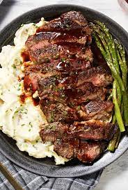 Steak With Garlic Sauce Recipe Hellofresh Recipe Hello Fresh Recipes Recipes Steak Dinner