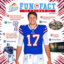 Josh Allen Playing Football Buffalo Bills Josh Allen Buffalo Bills