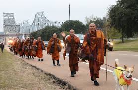 Buddhist monks walk from Texas to nation's capital to promote peace, unity and kindness - Mississippi Today