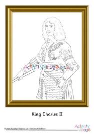 More than 14,000 coloring pages. King Charles Ii Portrait Colouring Page