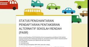 Aplikasi pangkalan data murid (apdm). Status Penghantaran Pendaftaran Pentaksiran Alternatif Sekolah Rendah Pasr