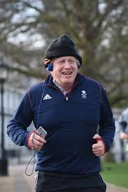 The mayor of london allowed his barrister wife marina wheeler to sit on his bike while he pedalled it down a street late at night. Boris Johnson Spotted Jogging In London In A Team Gb Jersey Politics News Express Co Uk
