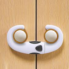 What are the shipping options for child proof safety locks & latches? Sliding Cabinet Locks 2 Pack Baby Proof Cabinet Latches With Adjustable Child Safety Latches Childproof Cabinet Locks For Knobs Strong Abs Cabinet Locks For Handles On Kitchen Doors Buy Online In Antigua And Barbuda At