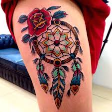 Traditional Style Dream Catcher Tattoo Dream Catcher Tattoo Design Dream Catcher Tattoo Dreamcatcher Tattoo