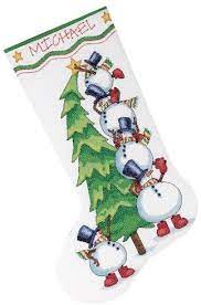 It is not the rocket science, but a wrong selection can ruin the. Amazon Com Dimensions Counted Cross Stitch Trimming The Tree Personalized Christmas Stocking Kit 14 Count White Aida 16