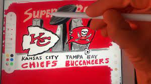 Chiefs super bowl lv recap: Super Bowl Art Kansas City Chiefs Vs Tampa Bay Buccaneers Youtube