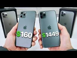 160 Fake Iphone 11 Pro Max Vs 1 449 11 Pro Max New Youtube Iphone Iphone Deals Iphone 11