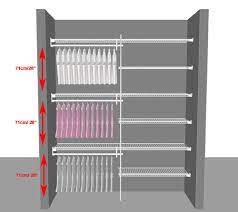 • allows easy access to high hanging clothes. Closetmaid Planning Tips From Organise My Home