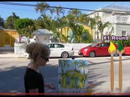 Chickens and roosters running loose, hemingway cats, the wonderful colors of the conch. How To Paint Key West Cottage Paint And Sip At Home Step By Step Tutorial Youtube