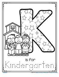 letter k is for kindergarten trace and color printable free by kidsparkz