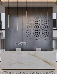 Aswar Hotel Modern Moroccan Hotel Design Khobar Ksa Cas Hotel Lobby Design Hotel Interiors Hotel Interior Design