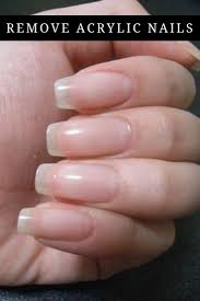 Remove Acrylic Nails Remove Acrylic Nails Natural Nails Natural Nail Shapes