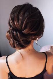 15 Stunning Low Bun Updo Wedding Hairstyles From Tonyastylist Emmalovesweddings Up Dos For Medium Hair Long Hair Styles Thick Hair Styles