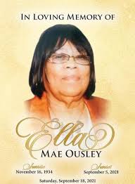 Ella Ousley Obituary