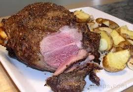 Leg Of Lamb In A Pepper Crust Recipe