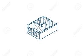 Free paint 3d icons in various ui design styles for web and mobile. Architectural Drawings Apartment Plan Isometric Icon 3d Vector Royalty Free Cliparts Vectors And Stock Illustration Image 149521712
