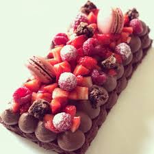 Ivement Le Dessert Genoise Chocolat Ganache Montee Chocolat Noir Fruits Rouge Food Desserts Fruit