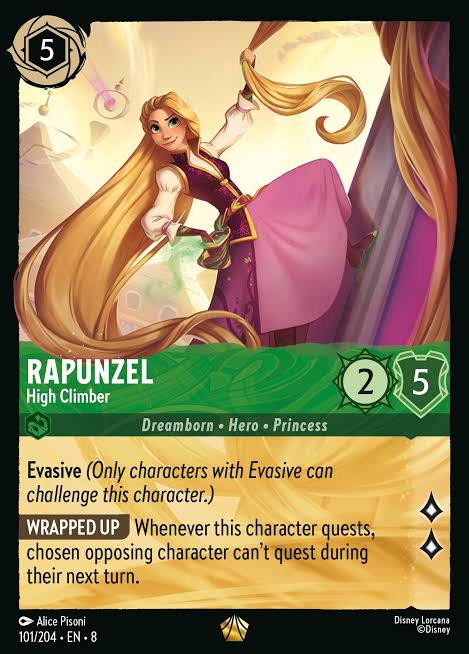 Rapunzel - High Climber 101/204 » Disney Lorcana Card Details + Review »  Lorcana Player