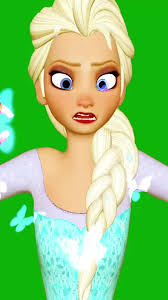 Elsa Frozen Green Screen
