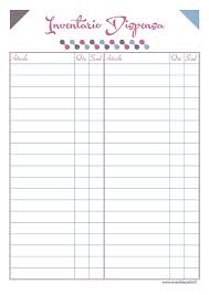 Inventario Della Dispensa Pdf Stampabile Gratis Stampabili Gratis Stampabile Etichette Stampabili