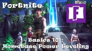.for our homebases, at the beginning i had no idea that once i gave my homebase a name i wouldn't be able to change it into another one, so i gave it. Fortnite Basics 101 How To Level Up Your Homebase Power Youtube