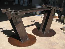 I Beam Dining Table Metal Table Metal Furniture Metal Table Legs