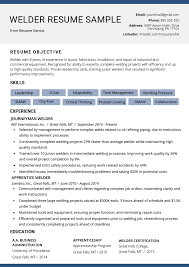 Welder Resume Example Writing Tips Resume Genius