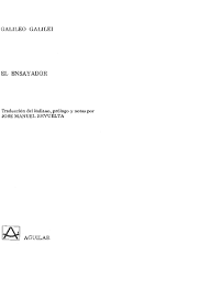PDF) GALILEO GALILEI EL ENSAYADOR AGUILA R