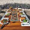 This is a versatile bbq outdoor grill prep table. 1