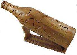 Walmart.com has been visited by 1m+ users in the past month Classic Jigsaw 3d Wine Bottle On Stand Wooden Puzzle On A Stand Brain Teaser Handcrafted Gift Boxed By Chh Buy Online In Bahamas At Bahamas Desertcart Com Productid 16556652