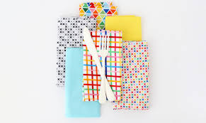 Buy today & save, plus get free shipping offers on all party supplies. Diy Dinner Napkins Learn It Make It On Bluprint Craftsy