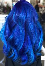 65 Iridescent Blue Hair Color Shades Blue Hair Dye Tips