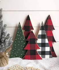 Buffalo Check Christmas Tree Buffalo Check Christmas Decor Etsy Buffalo Check Christmas Decor Christmas Vignettes Christmas Crafts
