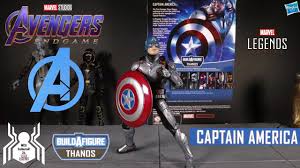 Captain america o primeiro vingador, первый мститeль, капитан америка первый мститeль, marvel studios' captain america: Marvel Legends Captain America Avengers Endgame Wave 3 Armored Thanos Baf Figure Review Youtube