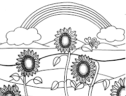 Beautiful Blossom Sunflower 17 Sunflower Coloring Pages Free Printables