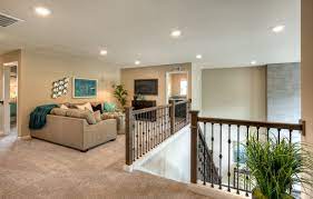 Upstairs Loft Space In The Carnation Home Perfect For An Extra Reading Nook Loft Spaces Small Loft Spaces Loft Decorating Ideas Upstairs