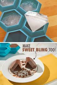 Silicone Diamond Ice Cube Tray Great For Making Chocolate Jello Molds And More Diamond Ice Cube Tray Chocolate Molds Silicone Molds