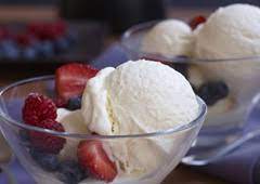 Combine sweetened condensed milk and vanilla in large bowl; Eagle Brand Eagle Brand Vanilla Ice Cream