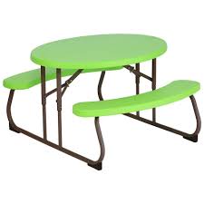 Childrens Table And Chairs Folding Portable Oval Picnic Kids Lifetime New Folding Picnic Table Outdoor Picnic Tables Picnic Table