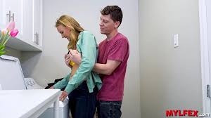 Lonely stepmother craves cum for a hot creampie in bed