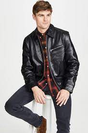 Rag Bone Men S Leather Garage Jacket Leather Men Jackets Leather