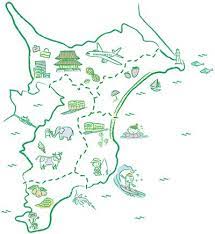 房総スタイル 房総半島イラスト イラストマップ 地図 イラスト