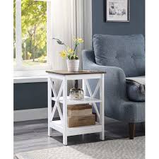 Convenience Concepts Oxford End Table With Open Shelf Storage Walmart Com In 2020 Convenience Concepts End Tables Open Shelving