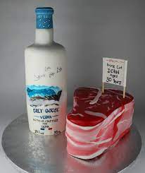 You can make this easy homemade cake recipe in cooker as well! Steak And Vodka Birthday Cake Lil Miss Cakes